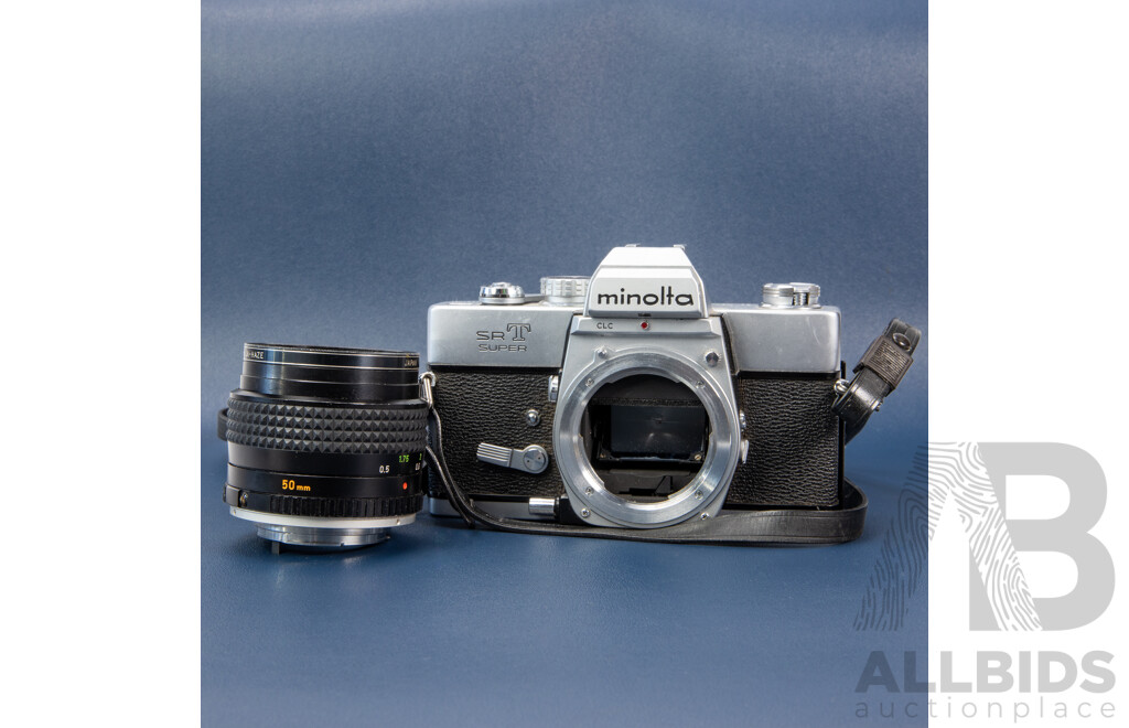 Minolta & Pentax 35mm SLR Cameras with Lenses