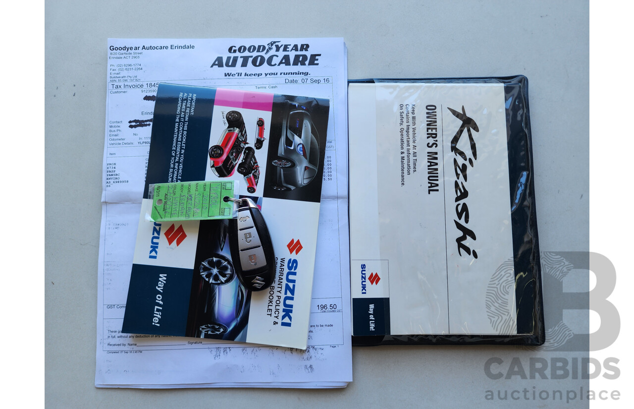 12/2010 Suzuki Kizashi XL FR 4d Sedan White 2.4L