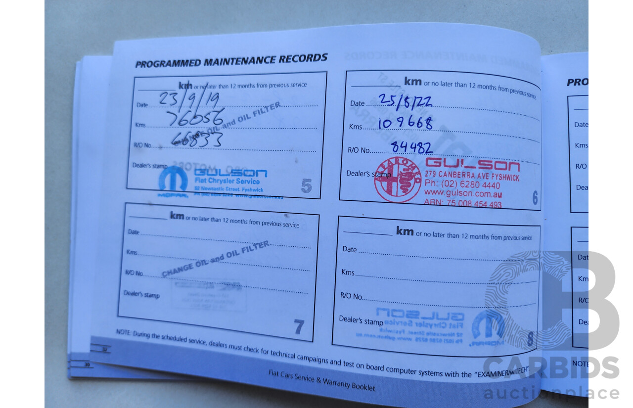 10/2013 Fiat Punto Lounge MY13 5d Hatchback Blue 1.4L