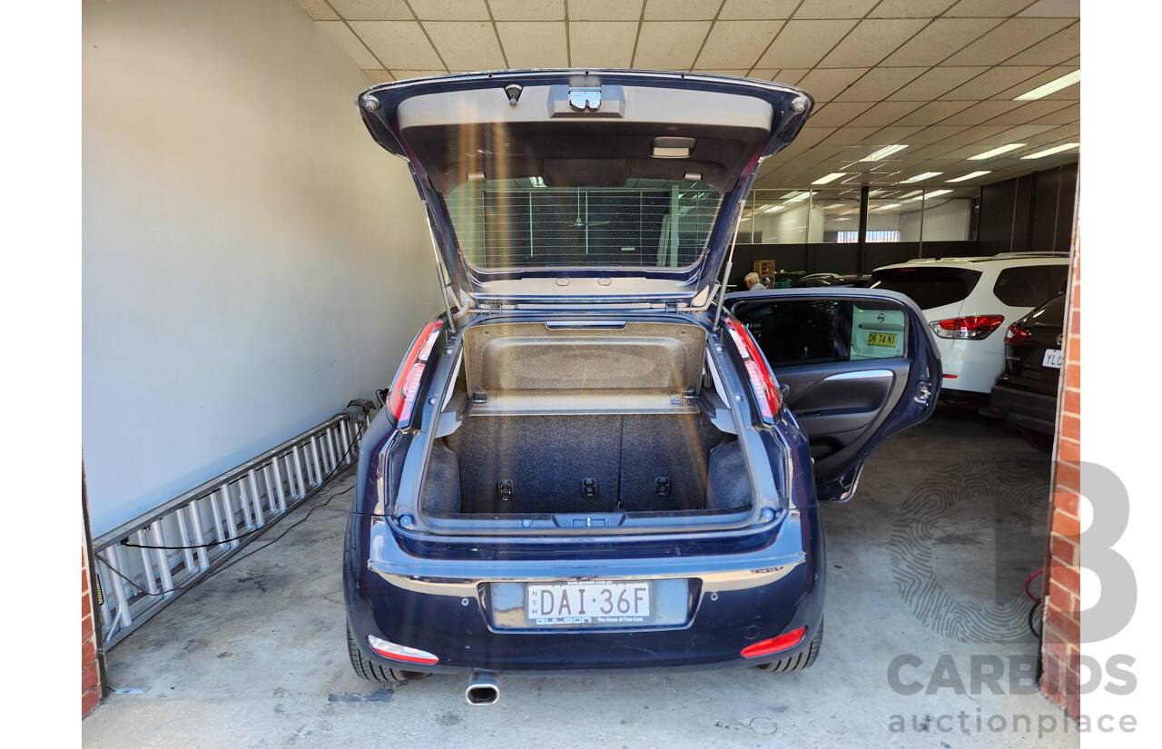 10/2013 Fiat Punto Lounge MY13 5d Hatchback Blue 1.4L