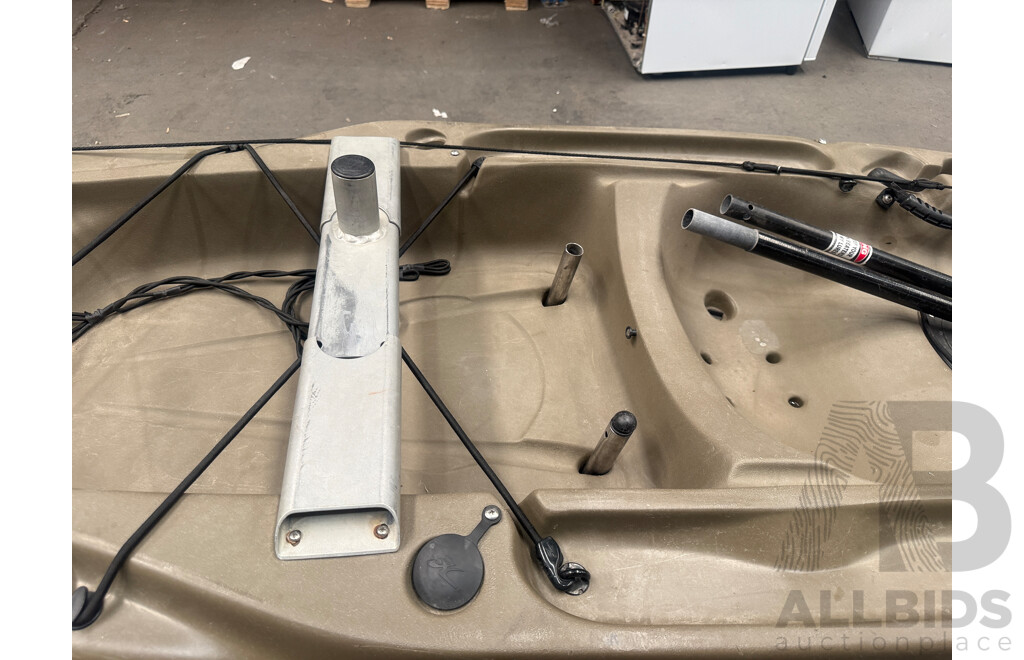 Hobie Mirage Outback Fishing Kayak + Paddles + Trolley