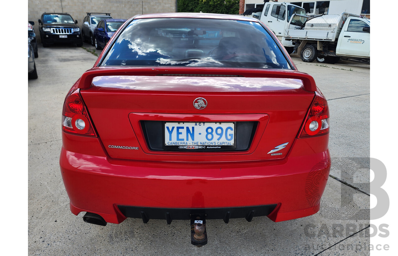 1/2004 Holden Commodore S VYII 4d Sedan Red 3.8L