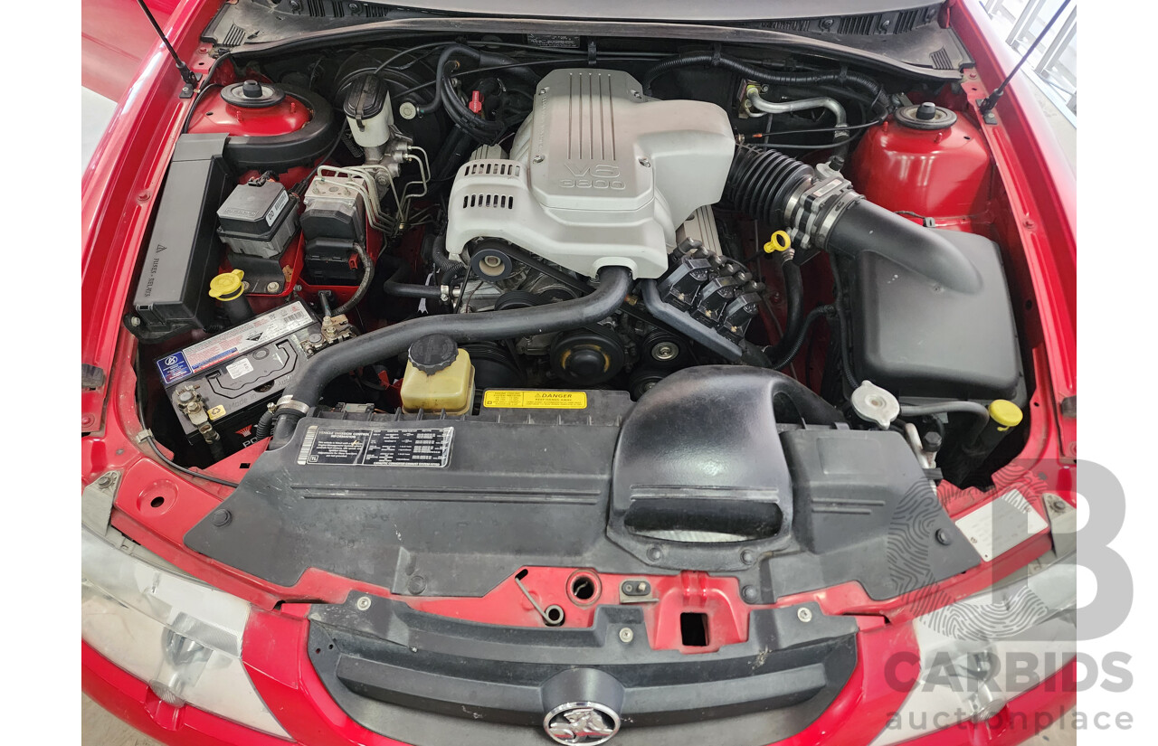 1/2004 Holden Commodore S VYII 4d Sedan Red 3.8L