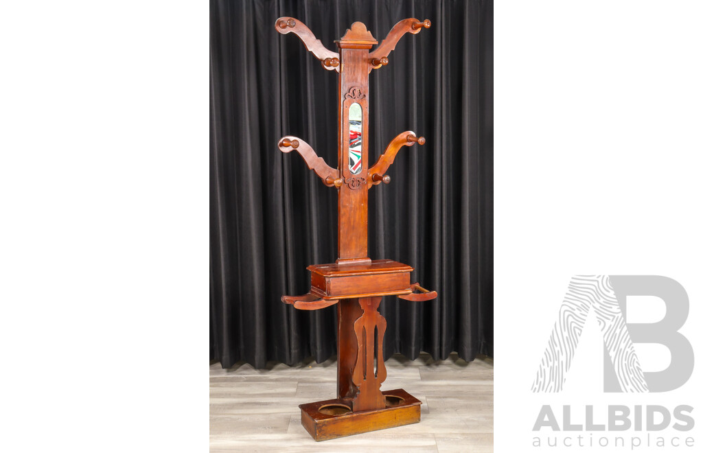 Victorian Cedar Hall Tree