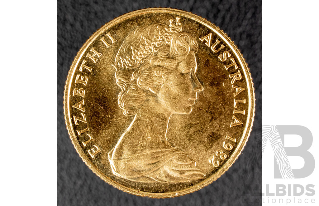 Australian RAM 1982 Gold Two Hundred Dollar Coin, XII Commonwealth Games .916
