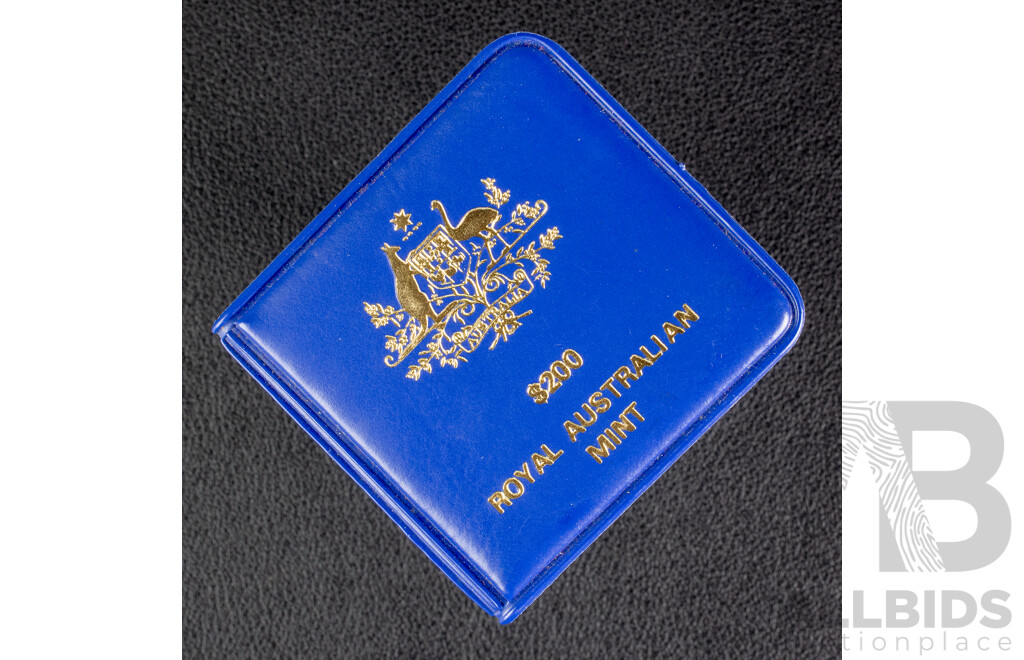 Australian RAM 1980 Gold Two Hundred Dollar Coin, Australian Koala .916