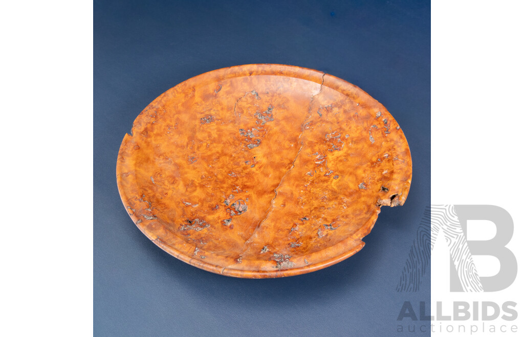Hand Made Coolabah Burl Wooden Bowl By Cootamundra Bush Products