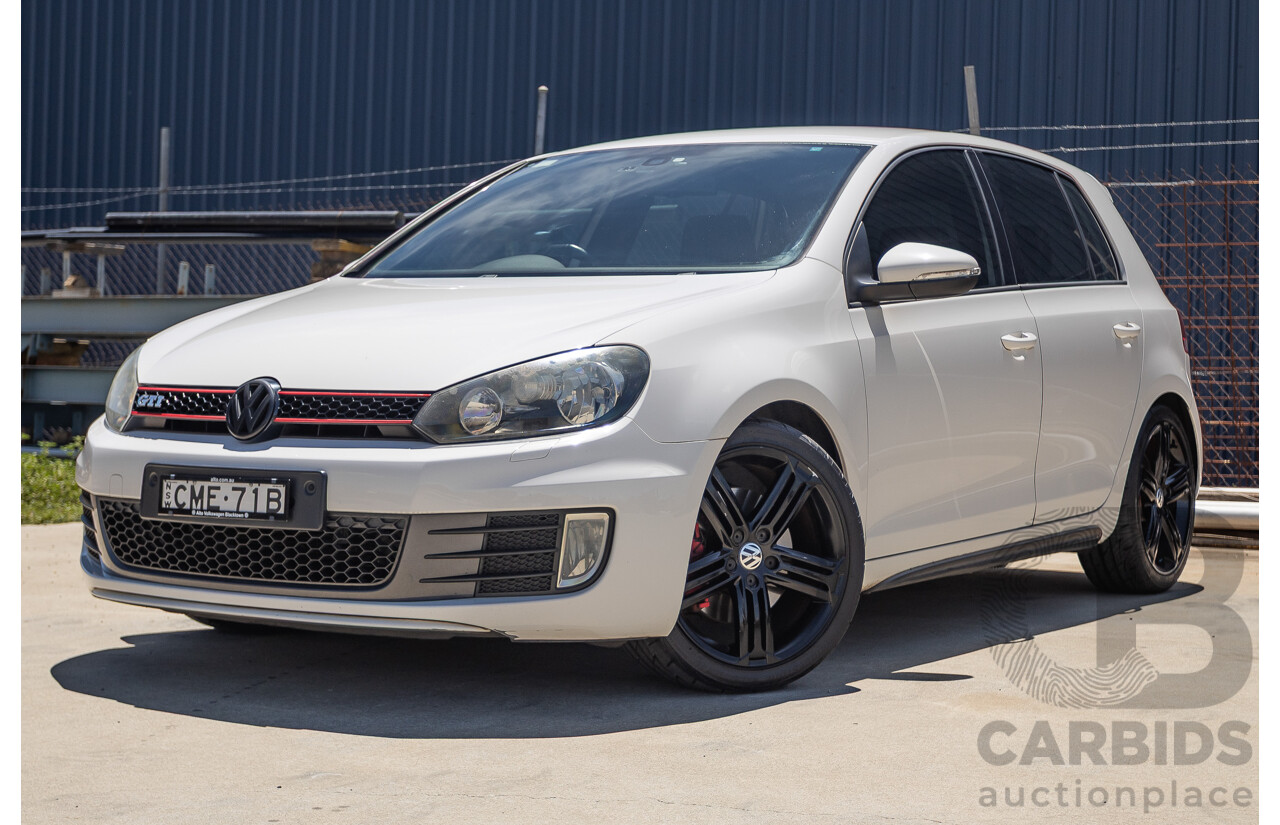 1/2013 Volkswagen Golf GTI 1K MY13 5D Hatchback White Turbo 2.0L