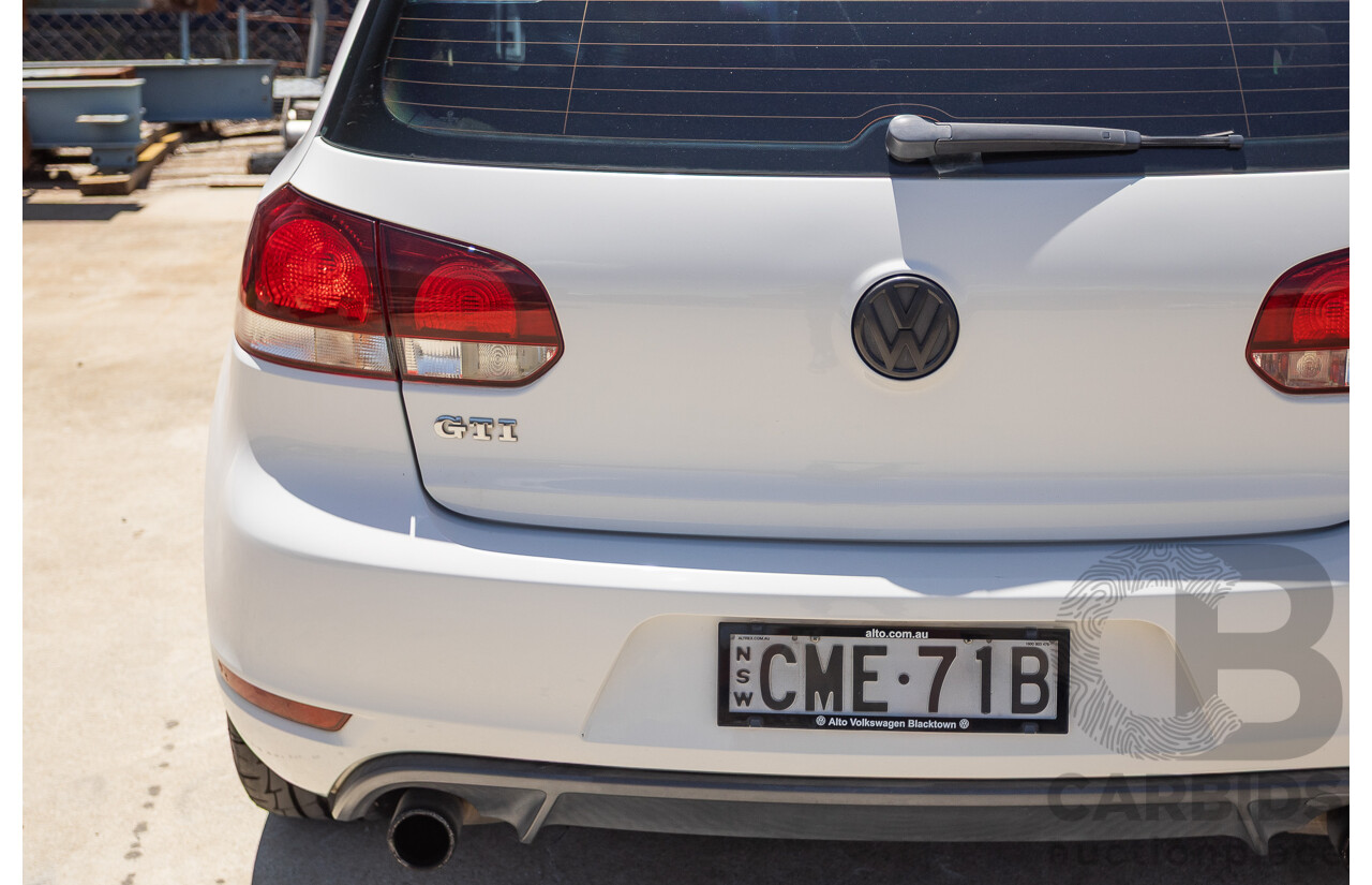1/2013 Volkswagen Golf GTI 1K MY13 5D Hatchback White Turbo 2.0L
