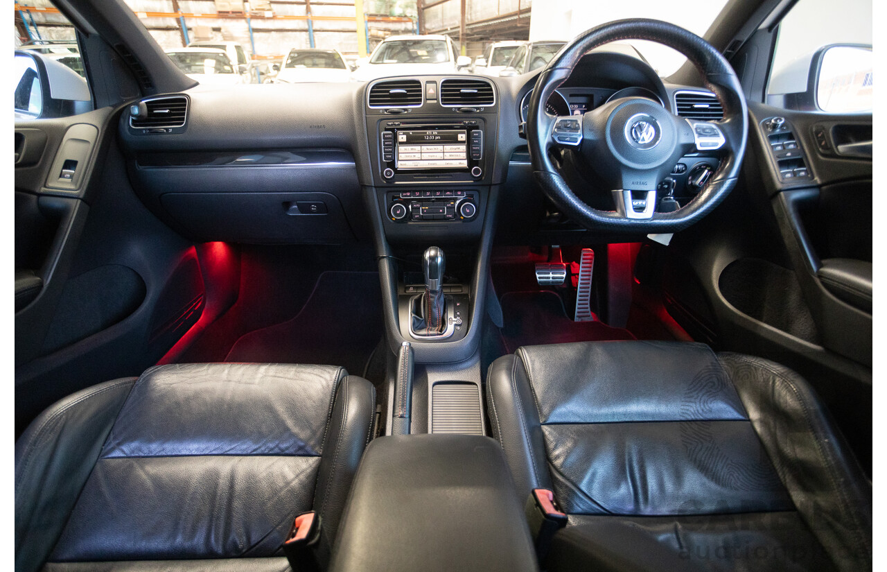 1/2013 Volkswagen Golf GTI 1K MY13 5D Hatchback White Turbo 2.0L