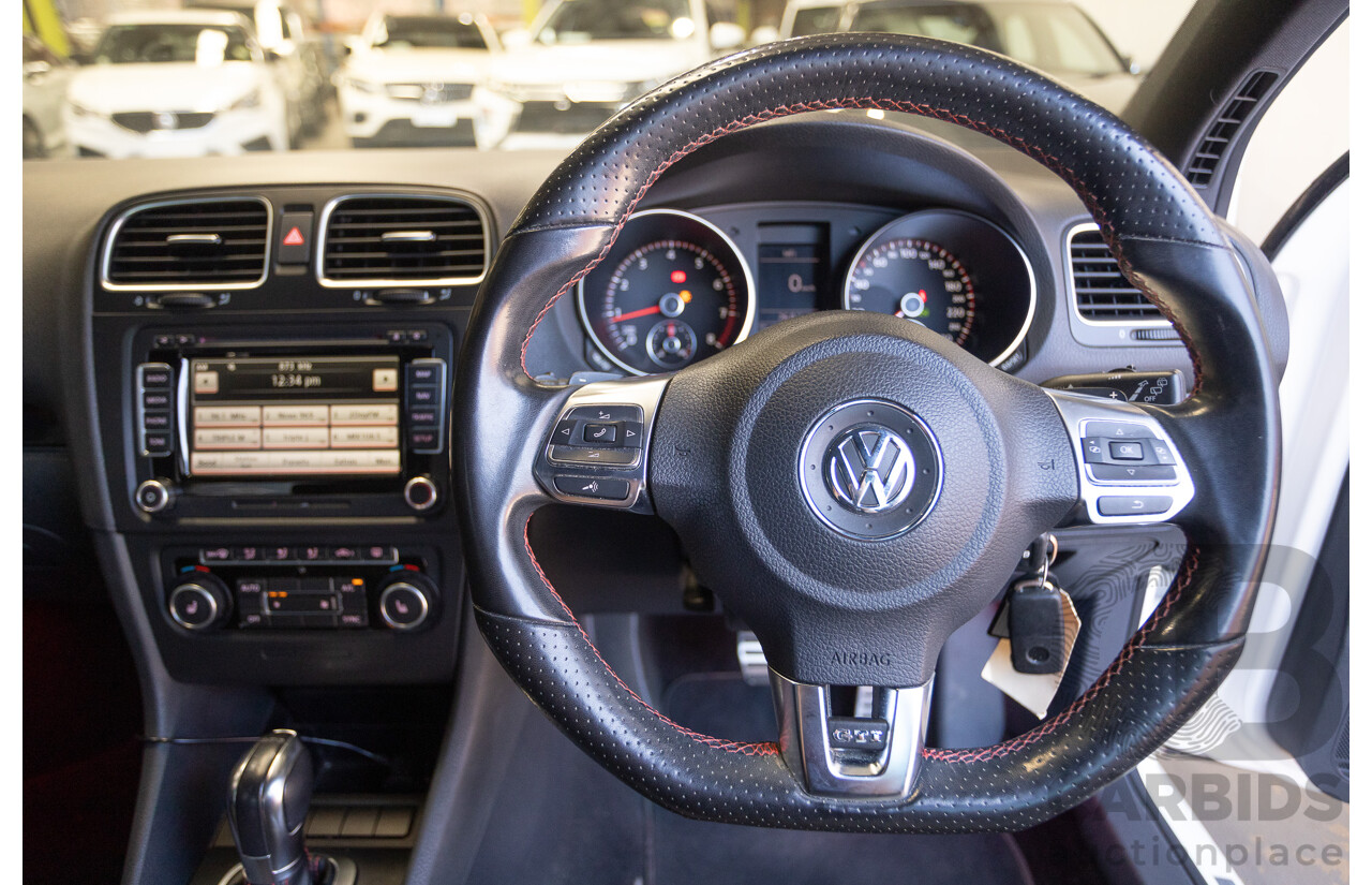 1/2013 Volkswagen Golf GTI 1K MY13 5D Hatchback White Turbo 2.0L