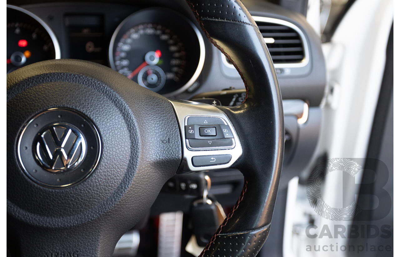 1/2013 Volkswagen Golf GTI 1K MY13 5D Hatchback White Turbo 2.0L