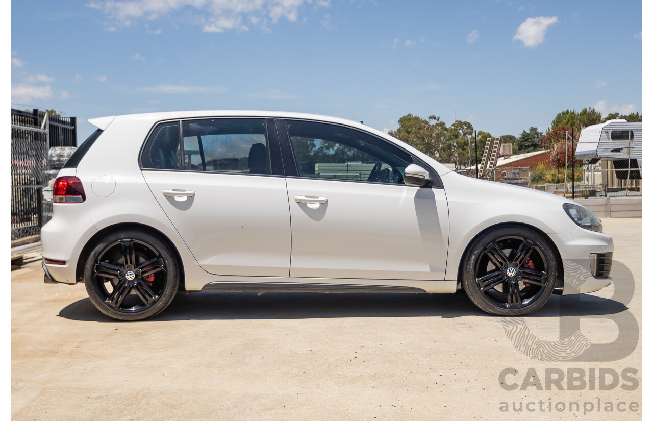 1/2013 Volkswagen Golf GTI 1K MY13 5D Hatchback White Turbo 2.0L