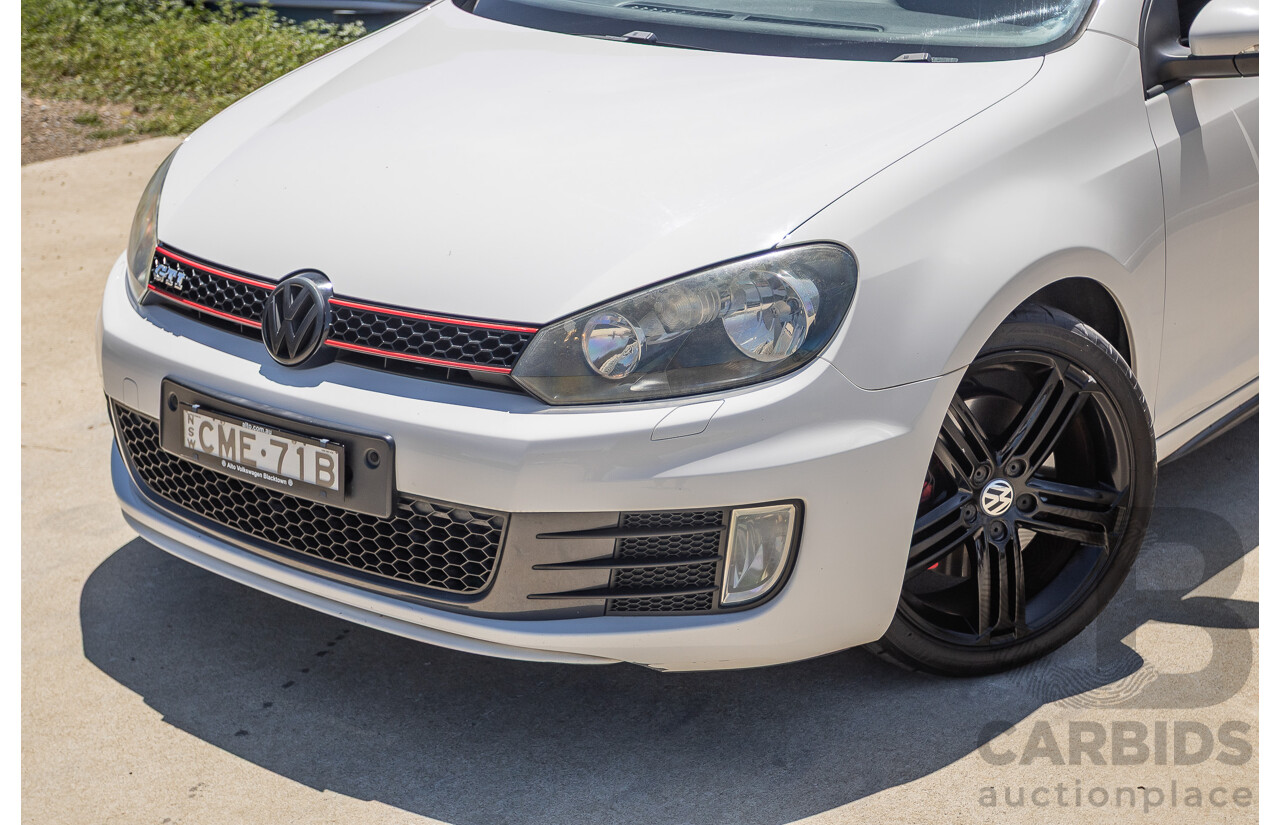 1/2013 Volkswagen Golf GTI 1K MY13 5D Hatchback White Turbo 2.0L