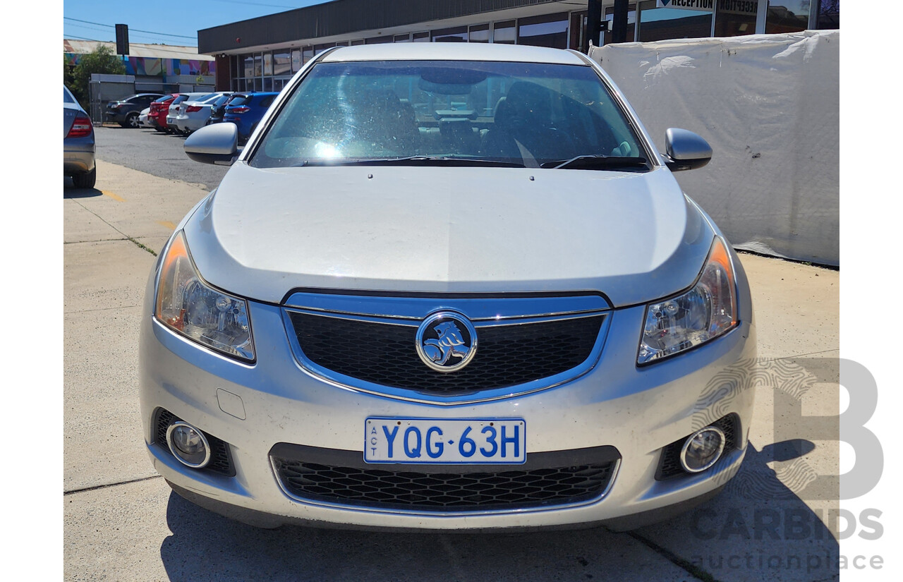 6/2014 Holden Cruze Z-Series JH MY14 4d Sedan Silver 1.8L
