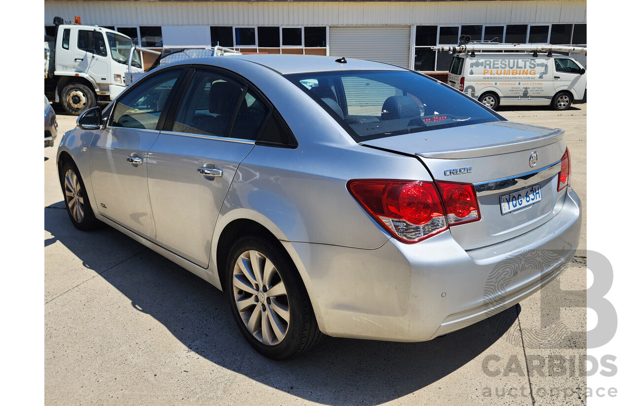 6/2014 Holden Cruze Z-Series JH MY14 4d Sedan Silver 1.8L