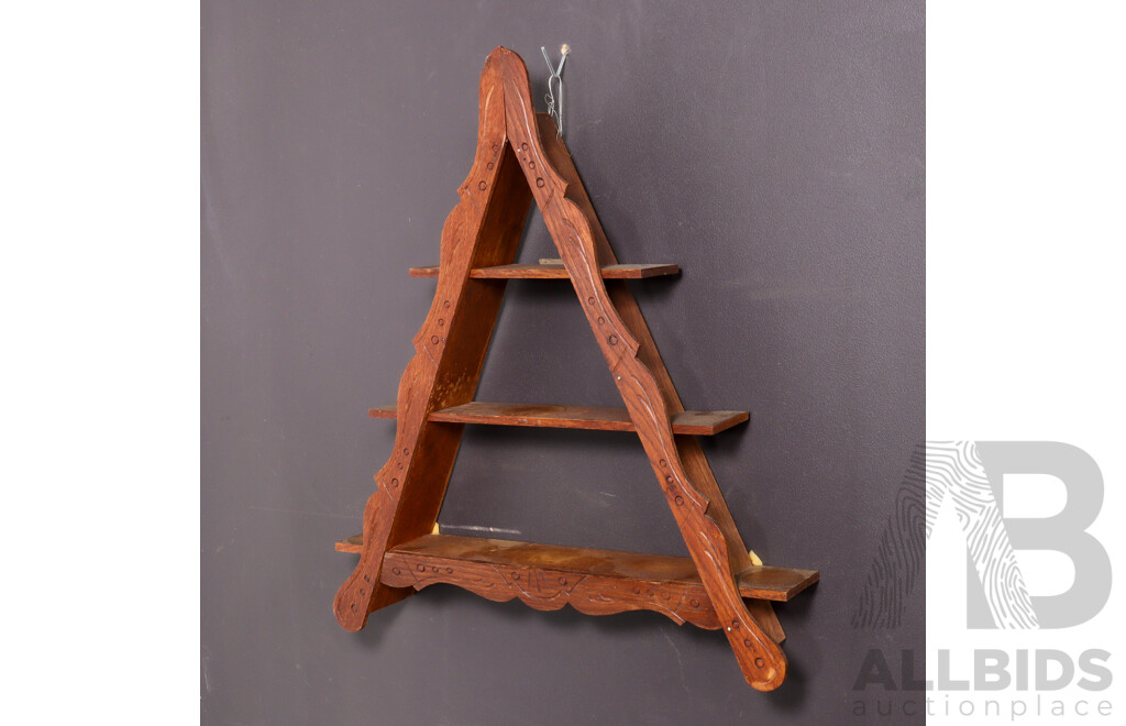 Pair of a Frame Wall Mount Shelves