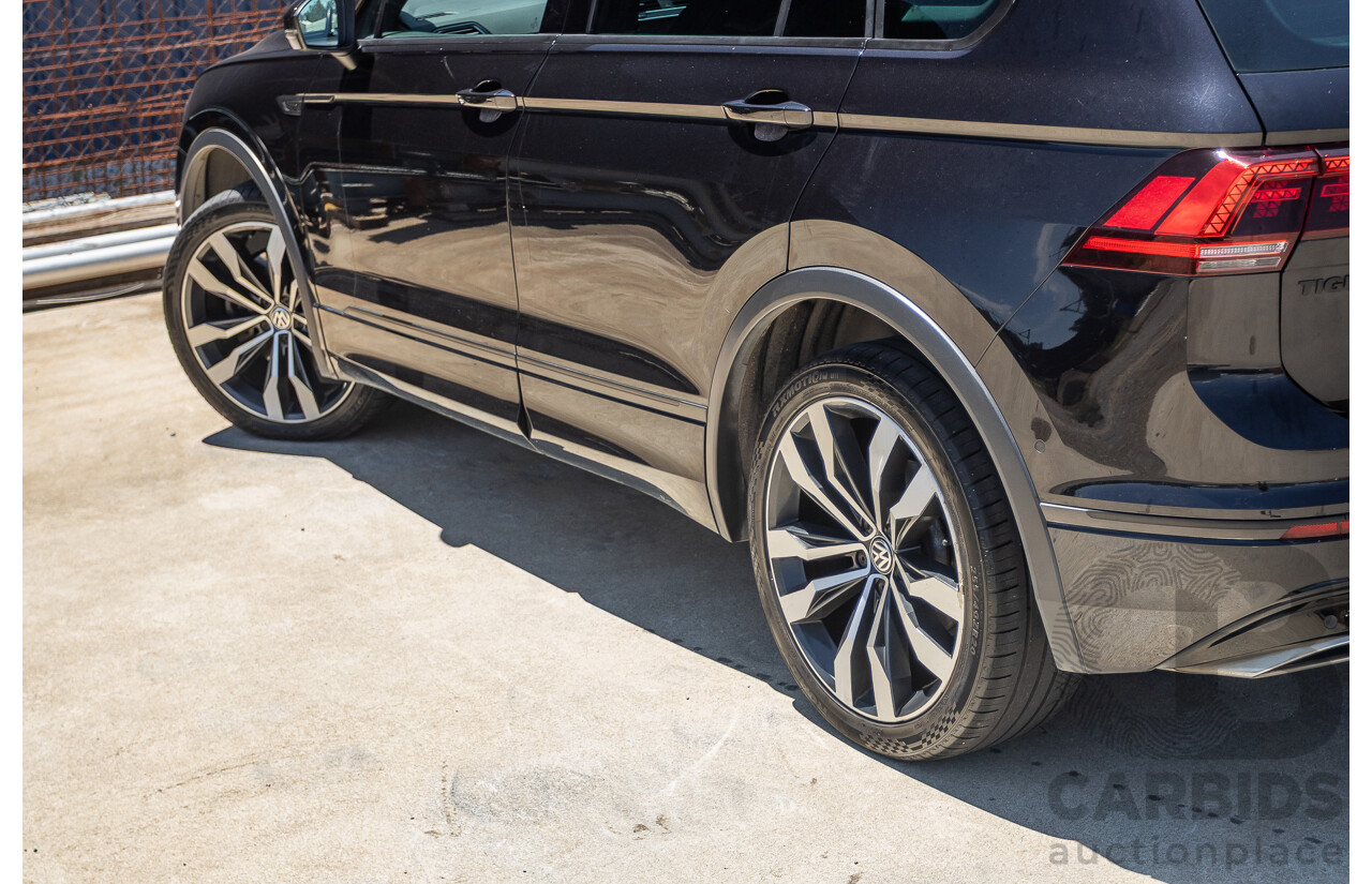 7/2019 Volkswagen Tiguan 132 TSI R-Line Edition (AWD) 5NA MY19 4D Wagon Deep Black Pearl Turbo 2.0L