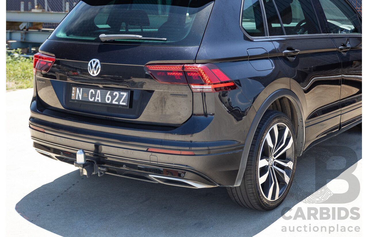 7/2019 Volkswagen Tiguan 132 TSI R-Line Edition (AWD) 5NA MY19 4D Wagon Deep Black Pearl Turbo 2.0L