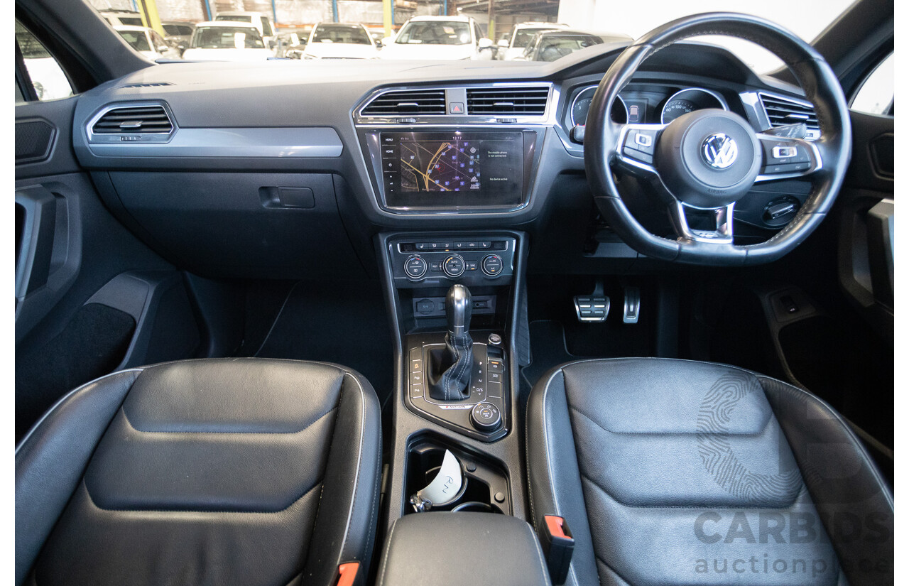 7/2019 Volkswagen Tiguan 132 TSI R-Line Edition (AWD) 5NA MY19 4D Wagon Deep Black Pearl Turbo 2.0L