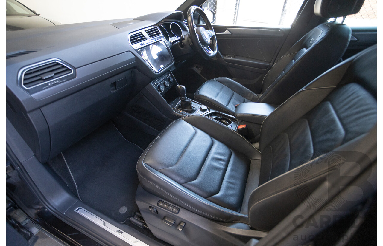 7/2019 Volkswagen Tiguan 132 TSI R-Line Edition (AWD) 5NA MY19 4D Wagon Deep Black Pearl Turbo 2.0L