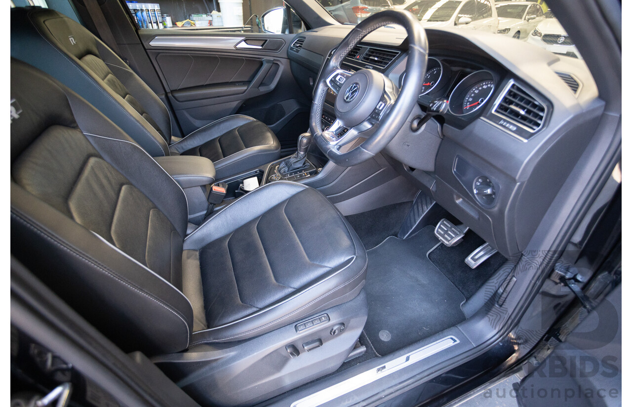 7/2019 Volkswagen Tiguan 132 TSI R-Line Edition (AWD) 5NA MY19 4D Wagon Deep Black Pearl Turbo 2.0L