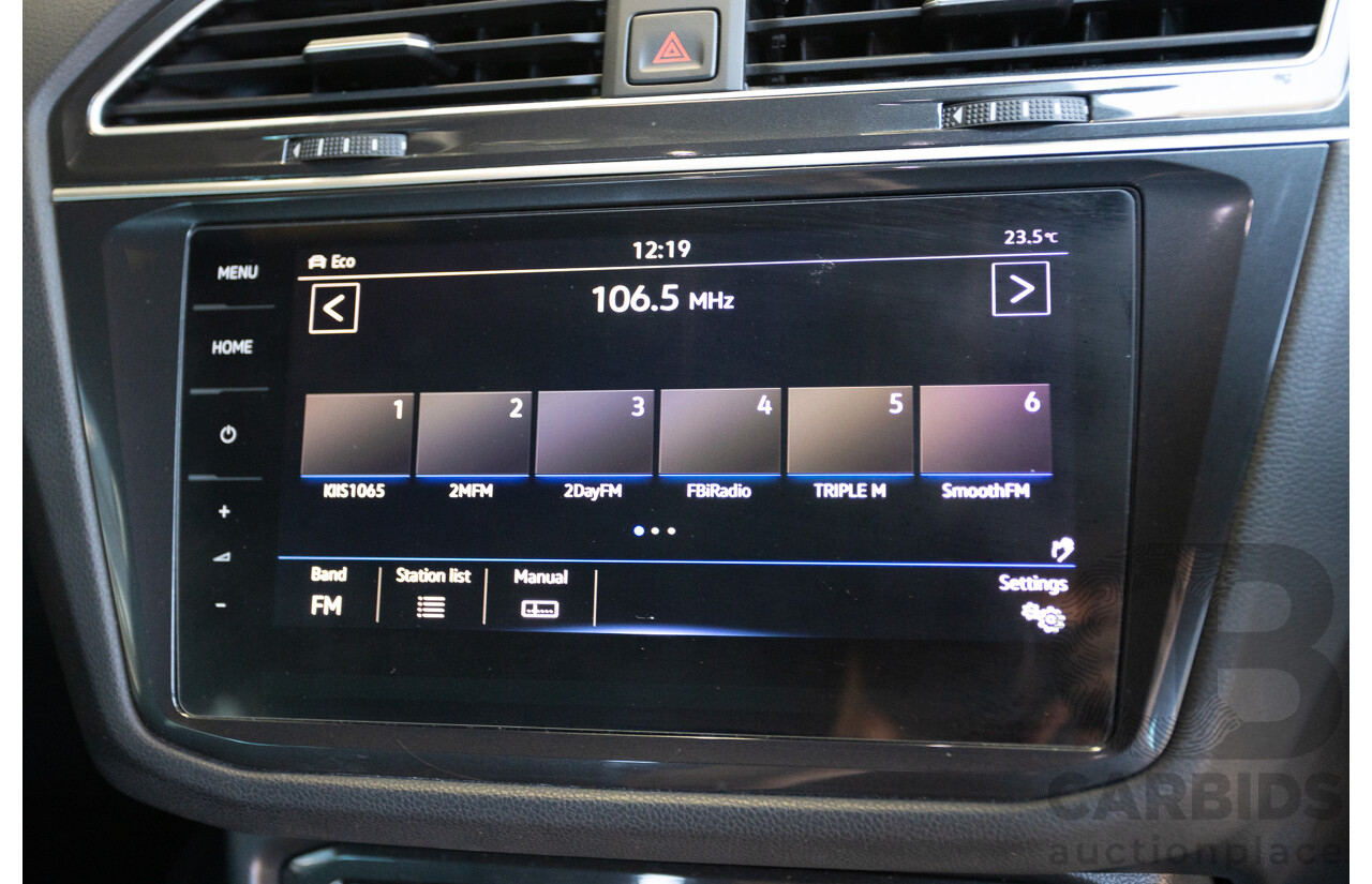 7/2019 Volkswagen Tiguan 132 TSI R-Line Edition (AWD) 5NA MY19 4D Wagon Deep Black Pearl Turbo 2.0L