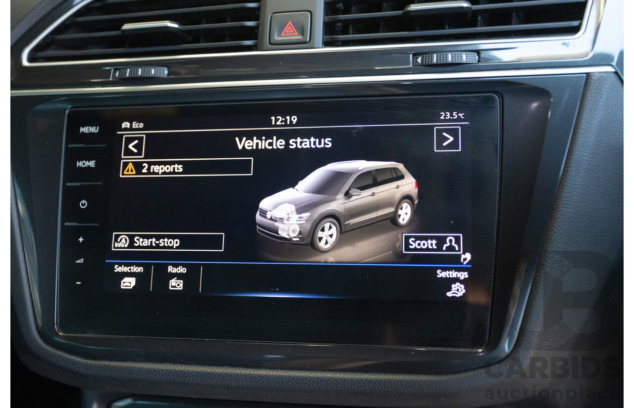 7/2019 Volkswagen Tiguan 132 TSI R-Line Edition (AWD) 5NA MY19 4D Wagon Deep Black Pearl Turbo 2.0L