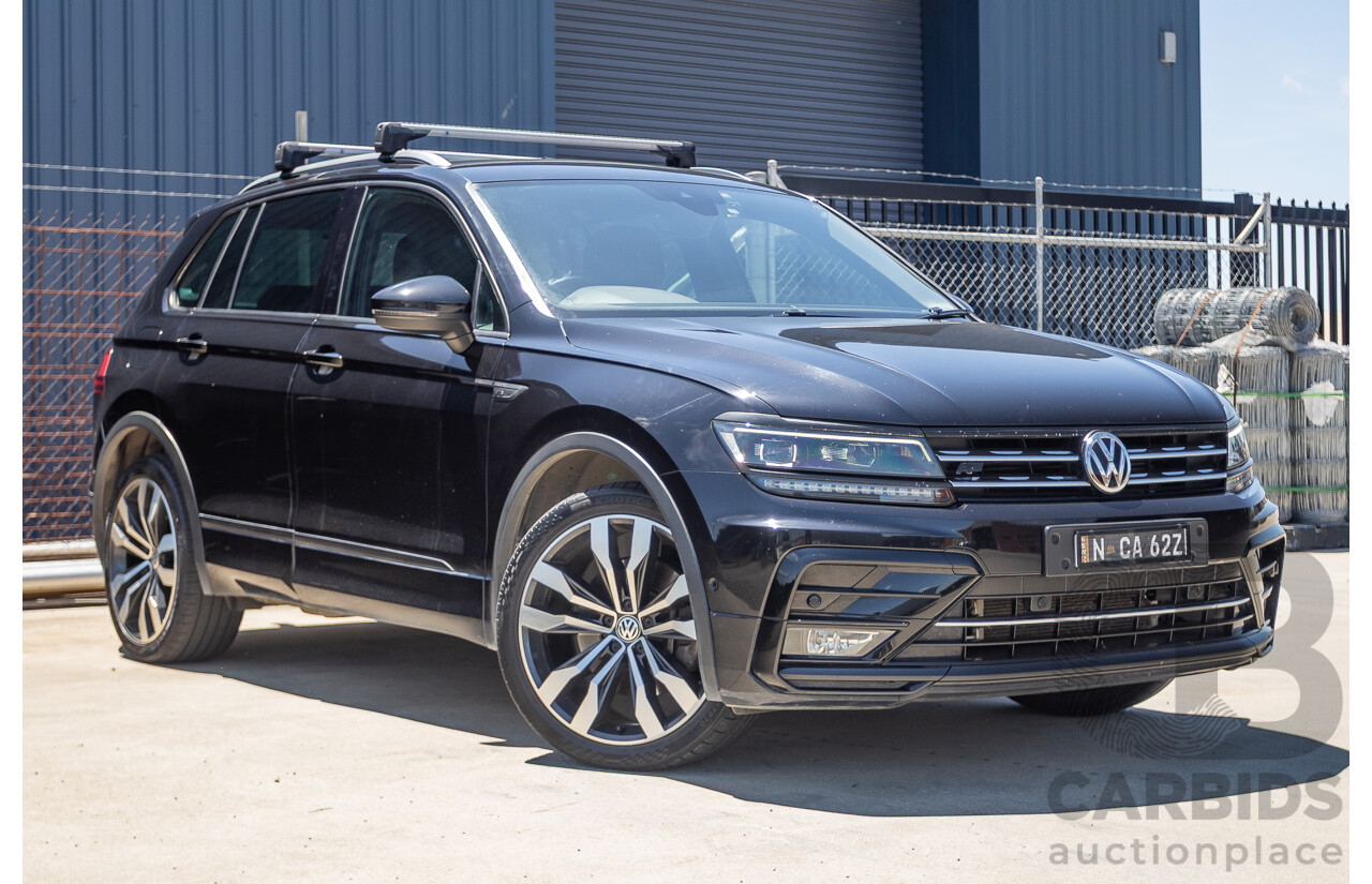 7/2019 Volkswagen Tiguan 132 TSI R-Line Edition (AWD) 5NA MY19 4D Wagon Deep Black Pearl Turbo 2.0L