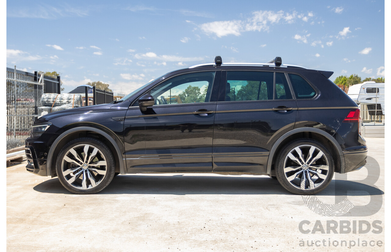 7/2019 Volkswagen Tiguan 132 TSI R-Line Edition (AWD) 5NA MY19 4D Wagon Deep Black Pearl Turbo 2.0L