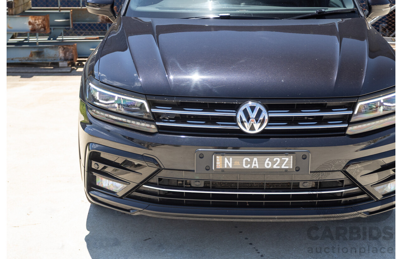 7/2019 Volkswagen Tiguan 132 TSI R-Line Edition (AWD) 5NA MY19 4D Wagon Deep Black Pearl Turbo 2.0L