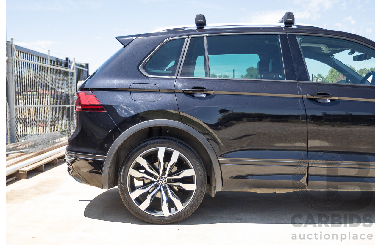7/2019 Volkswagen Tiguan 132 TSI R-Line Edition (AWD) 5NA MY19 4D Wagon Deep Black Pearl Turbo 2.0L