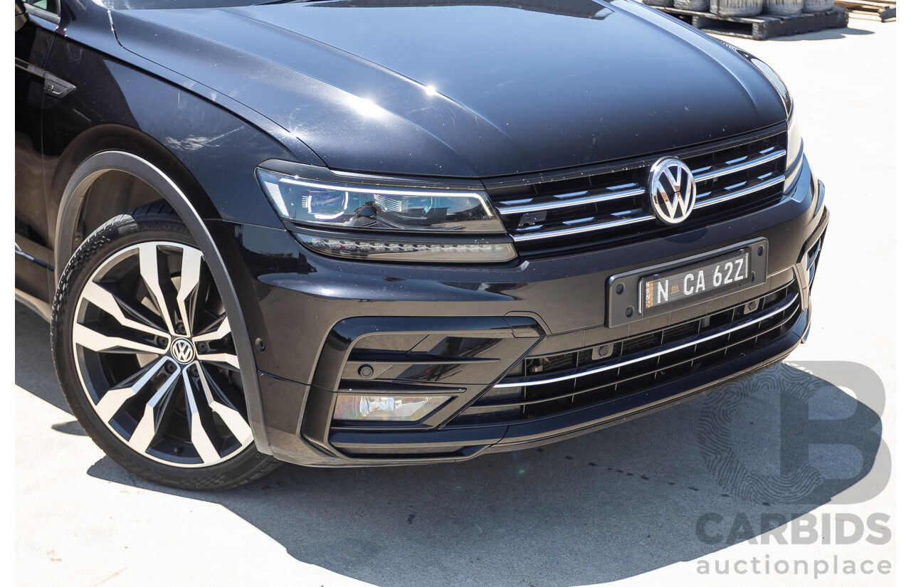 7/2019 Volkswagen Tiguan 132 TSI R-Line Edition (AWD) 5NA MY19 4D Wagon Deep Black Pearl Turbo 2.0L