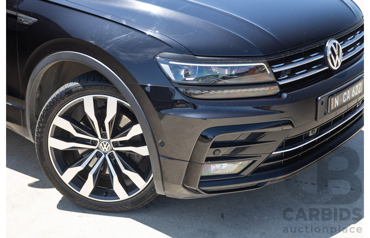 7/2019 Volkswagen Tiguan 132 TSI R-Line Edition (AWD) 5NA MY19 4D Wagon Deep Black Pearl Turbo 2.0L