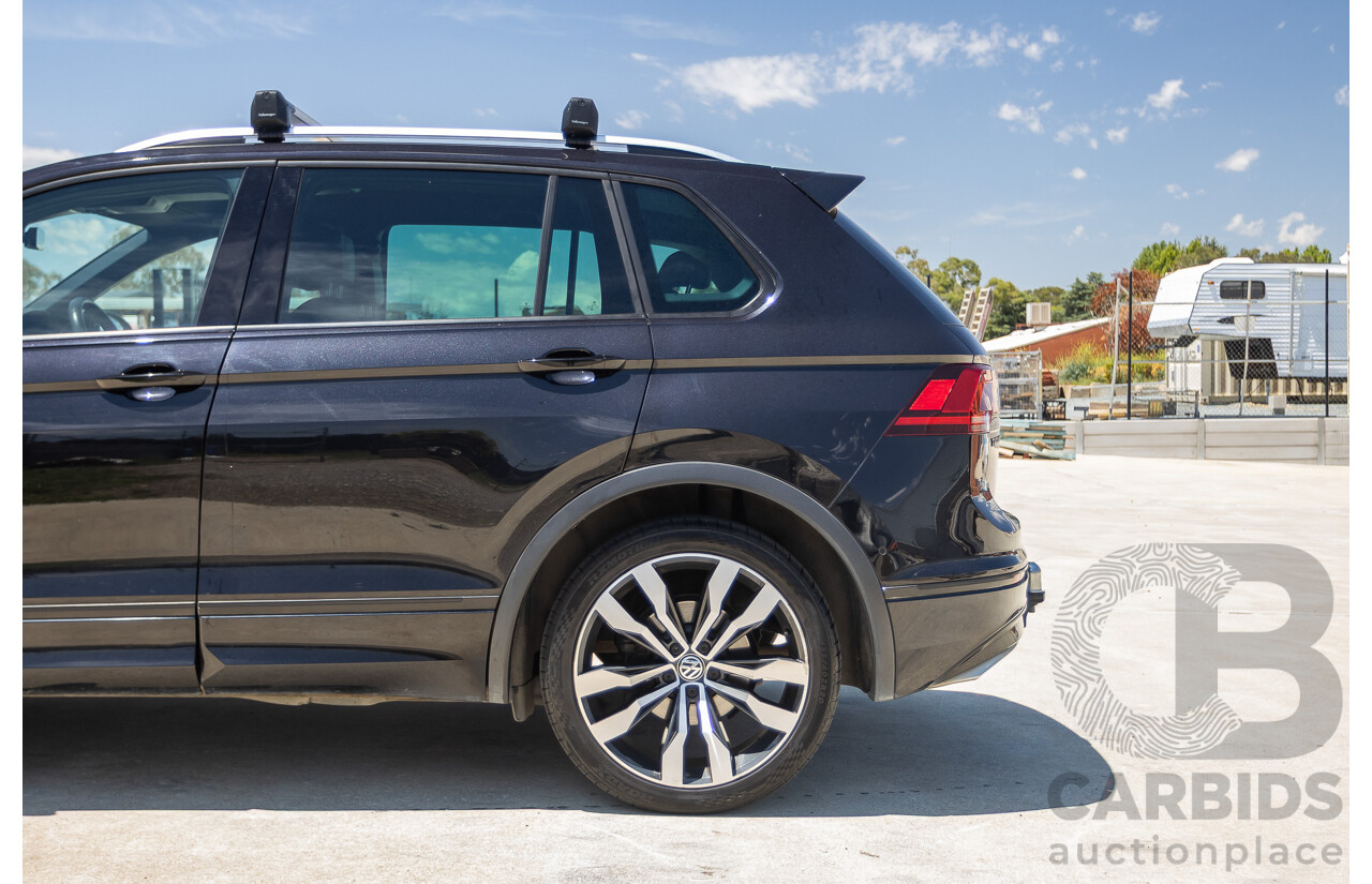 7/2019 Volkswagen Tiguan 132 TSI R-Line Edition (AWD) 5NA MY19 4D Wagon Deep Black Pearl Turbo 2.0L