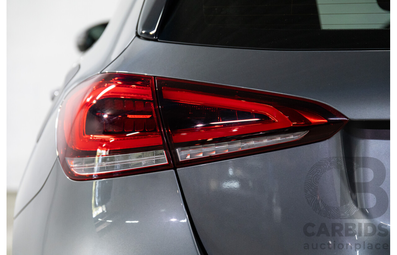 05/2019 Mercedes-Benz A250 (FWD) 177 MY19 5d Hatchback Mountain Grey Metallic Turbo 2.0L