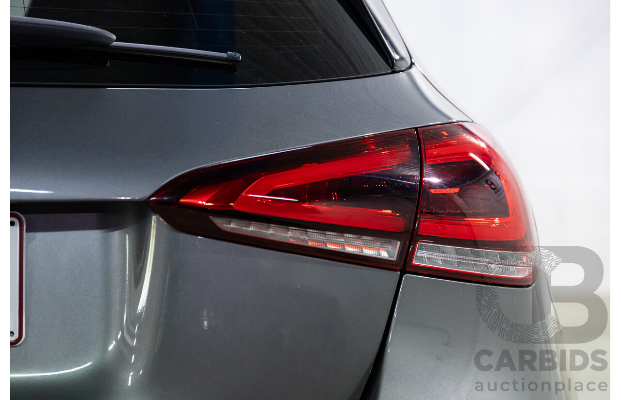 05/2019 Mercedes-Benz A250 (FWD) 177 MY19 5d Hatchback Mountain Grey Metallic Turbo 2.0L