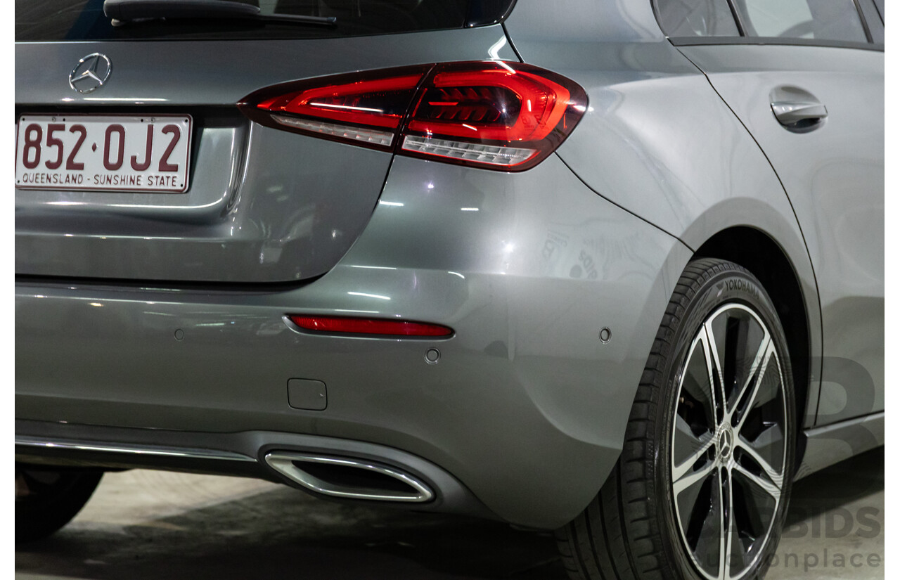 05/2019 Mercedes-Benz A250 (FWD) 177 MY19 5d Hatchback Mountain Grey Metallic Turbo 2.0L