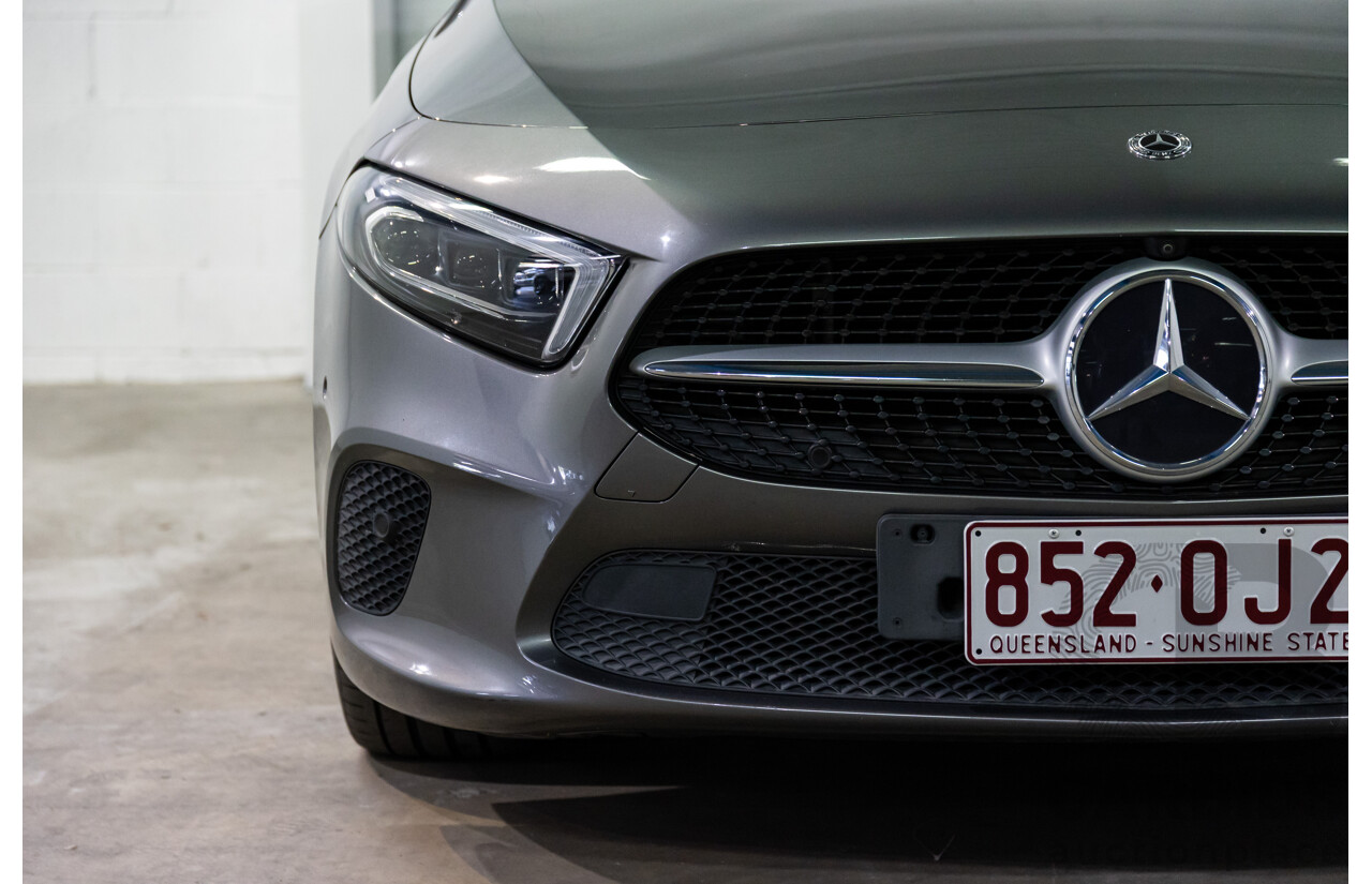 05/2019 Mercedes-Benz A250 (FWD) 177 MY19 5d Hatchback Mountain Grey Metallic Turbo 2.0L