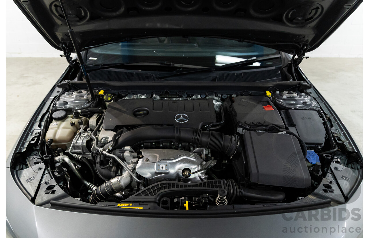 05/2019 Mercedes-Benz A250 (FWD) 177 MY19 5d Hatchback Mountain Grey Metallic Turbo 2.0L