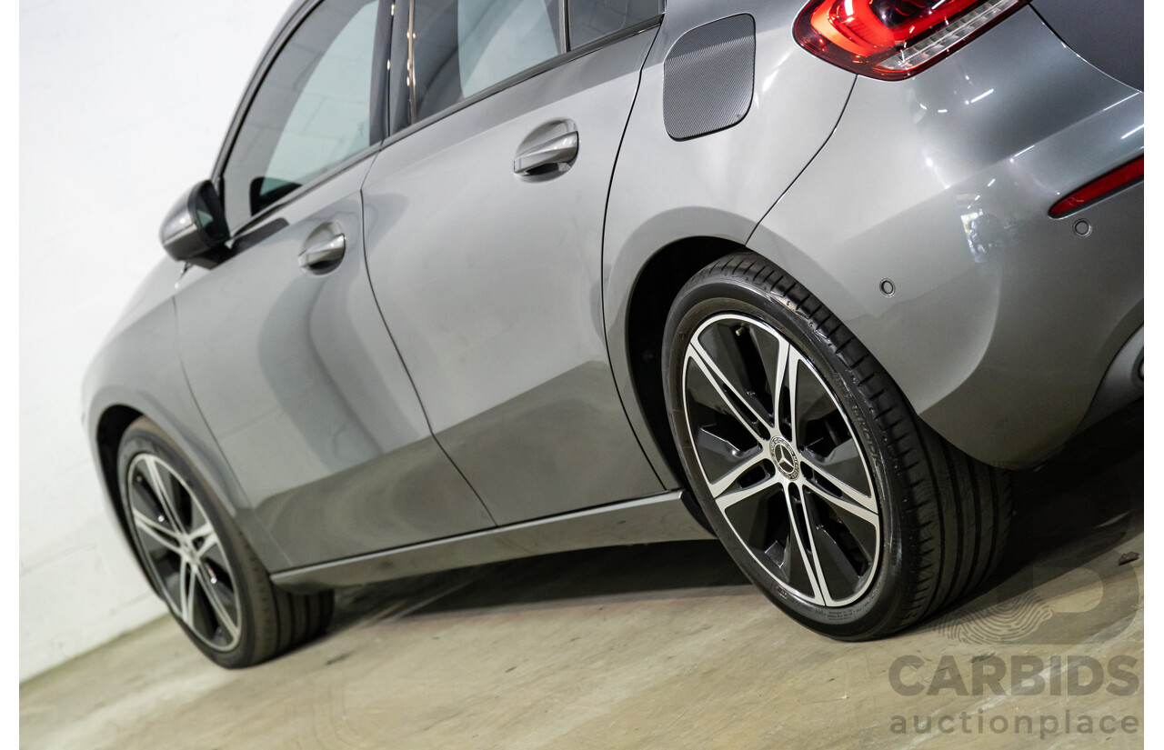 05/2019 Mercedes-Benz A250 (FWD) 177 MY19 5d Hatchback Mountain Grey Metallic Turbo 2.0L
