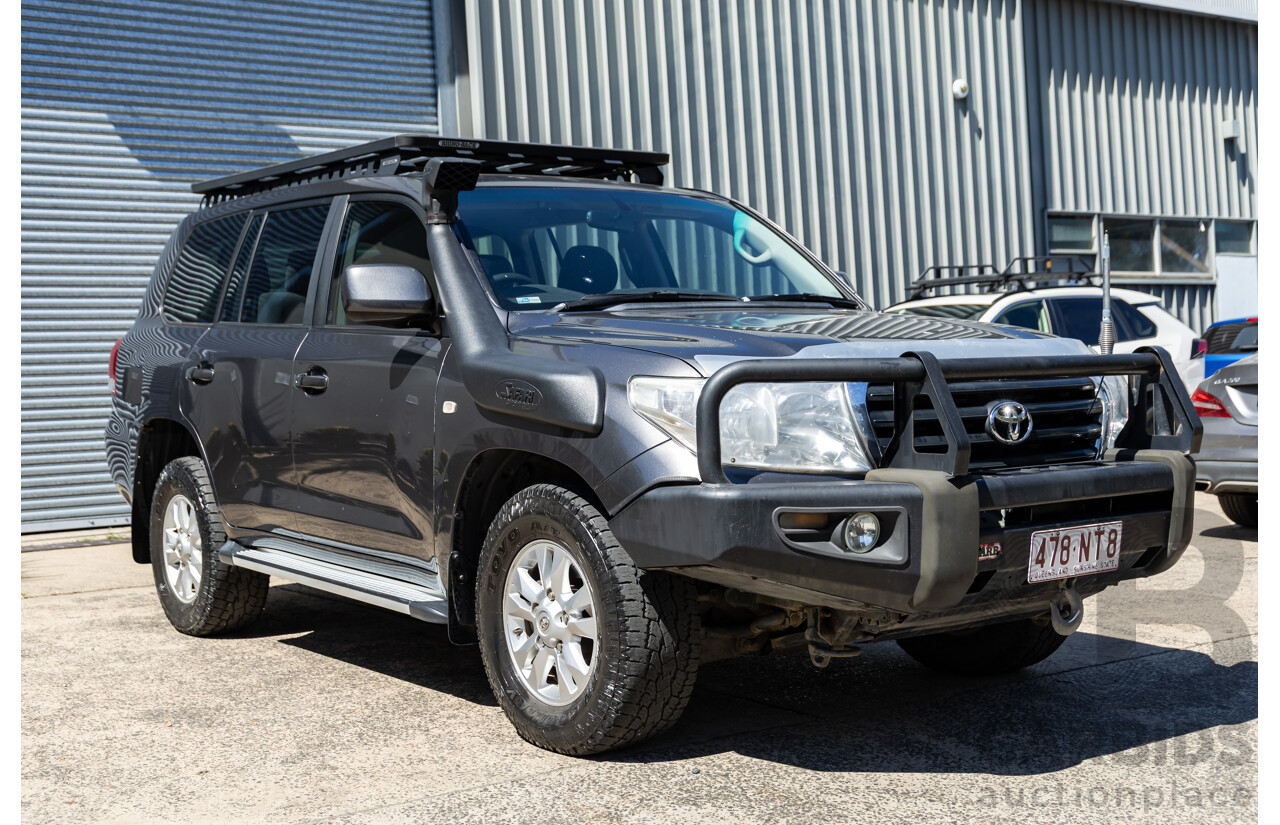 1/2012 Toyota Landcruiser GXL (4x4) VDJ200R 09 Upgrade 4d Wagon Magnetic Grey Metallic Turbo Diesel V8 4.5L