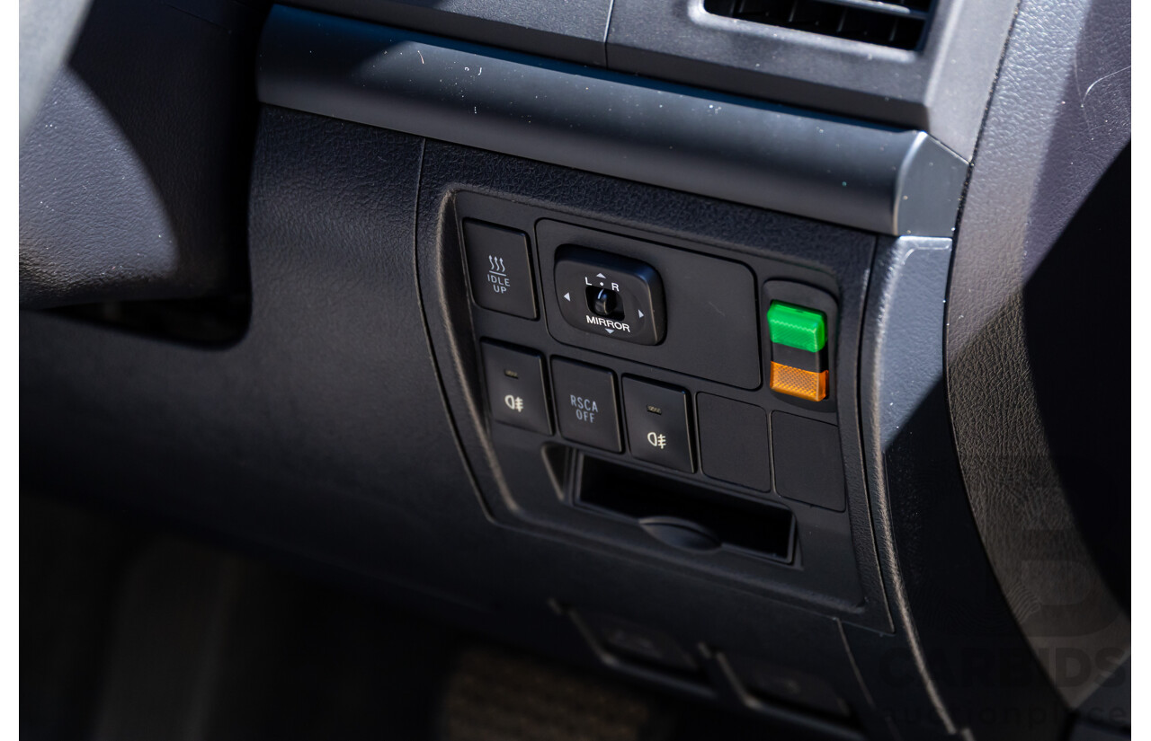 1/2012 Toyota Landcruiser GXL (4x4) VDJ200R 09 Upgrade 4d Wagon Magnetic Grey Metallic Turbo Diesel V8 4.5L