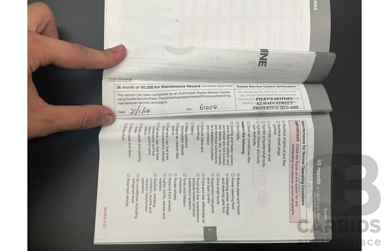 1/2012 Toyota Landcruiser GXL (4x4) VDJ200R 09 Upgrade 4d Wagon Magnetic Grey Metallic Turbo Diesel V8 4.5L