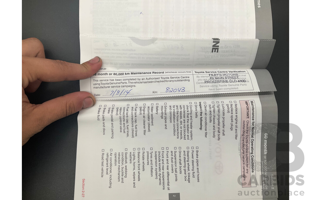 1/2012 Toyota Landcruiser GXL (4x4) VDJ200R 09 Upgrade 4d Wagon Magnetic Grey Metallic Turbo Diesel V8 4.5L