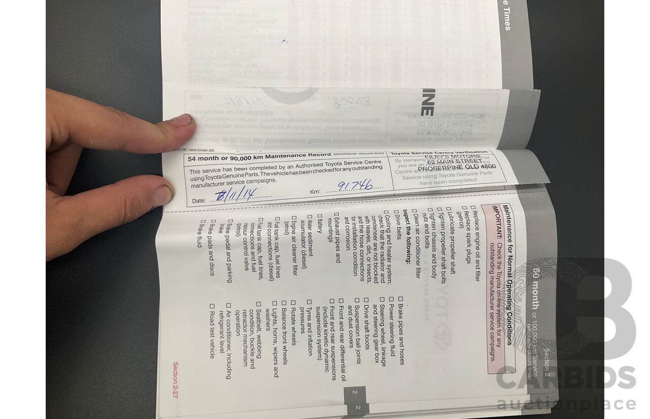 1/2012 Toyota Landcruiser GXL (4x4) VDJ200R 09 Upgrade 4d Wagon Magnetic Grey Metallic Turbo Diesel V8 4.5L