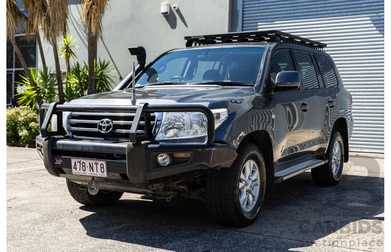 1/2012 Toyota Landcruiser GXL (4x4) VDJ200R 09 Upgrade 4d Wagon Magnetic Grey Metallic Turbo Diesel V8 4.5L