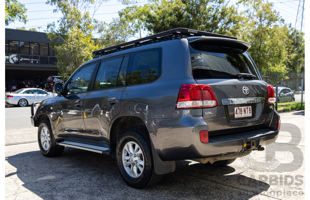 1/2012 Toyota Landcruiser GXL (4x4) VDJ200R 09 Upgrade 4d Wagon Magnetic Grey Metallic Turbo Diesel V8 4.5L