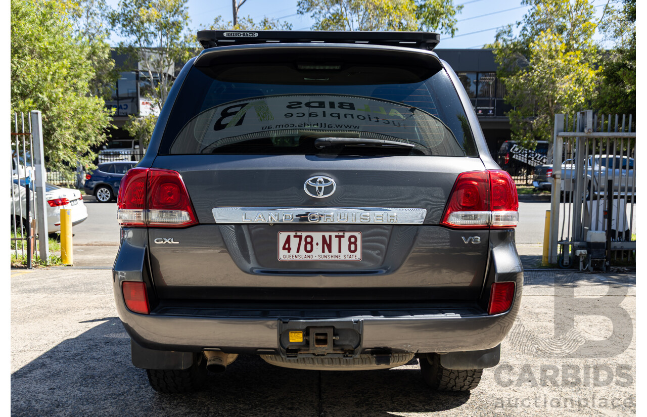 1/2012 Toyota Landcruiser GXL (4x4) VDJ200R 09 Upgrade 4d Wagon Magnetic Grey Metallic Turbo Diesel V8 4.5L