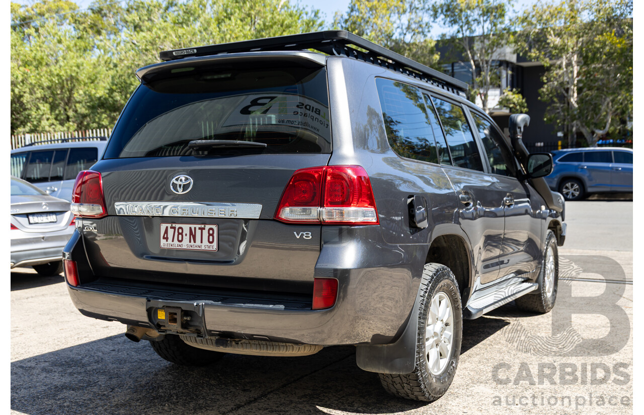 1/2012 Toyota Landcruiser GXL (4x4) VDJ200R 09 Upgrade 4d Wagon Magnetic Grey Metallic Turbo Diesel V8 4.5L